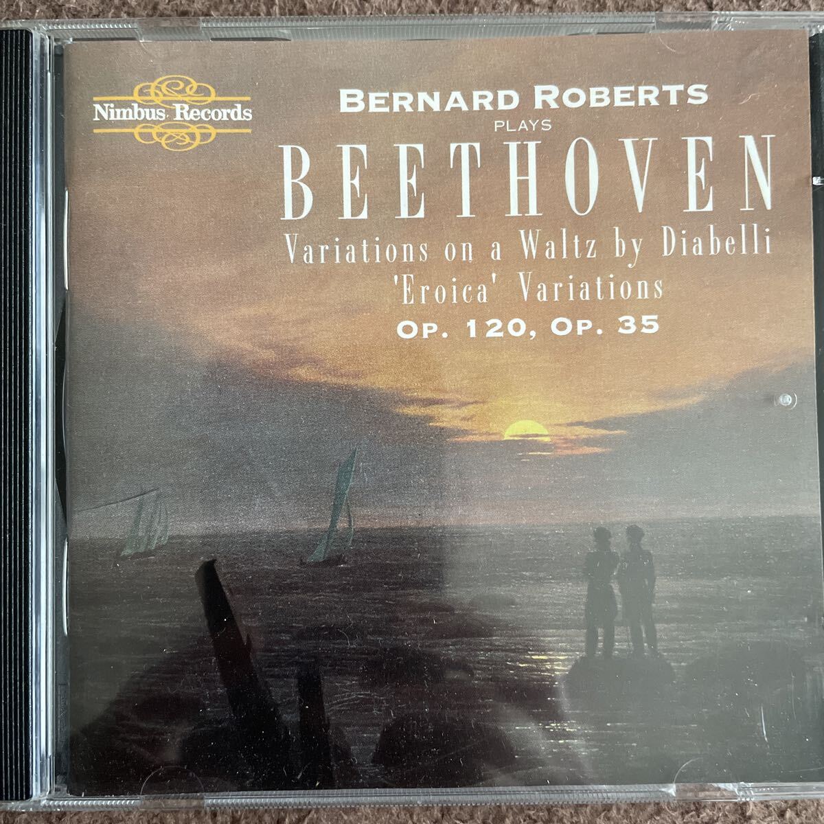 希少　Nimbus盤　Bernard Roberts Plays Beethoven Variations Op. 120 Op. 35 CD