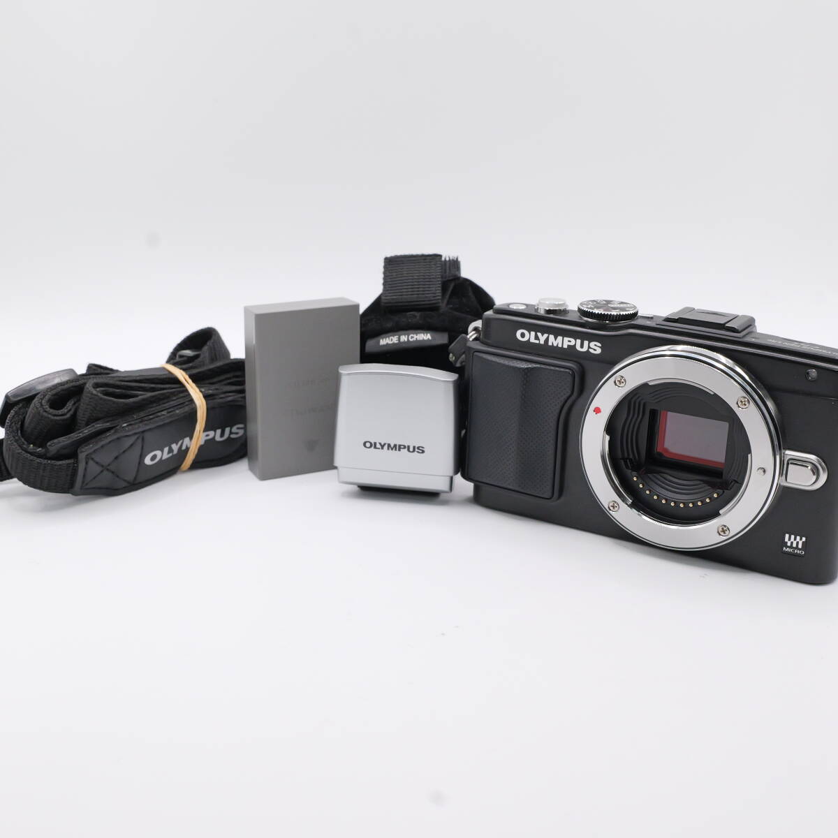 【かめら屋】並品 OLYMPUS オリンパス Pen E-PL5 ボディ バッテリー付 起動時にわずかに異音あり Y062