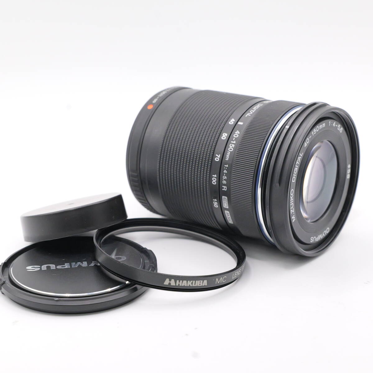 【かめら屋】良品 OLYMPUS オリンパスM.ZUIKO DIGITAL 40-150mm F4-5.6 R ED MSC 標準レンズ 動作品 Y67
