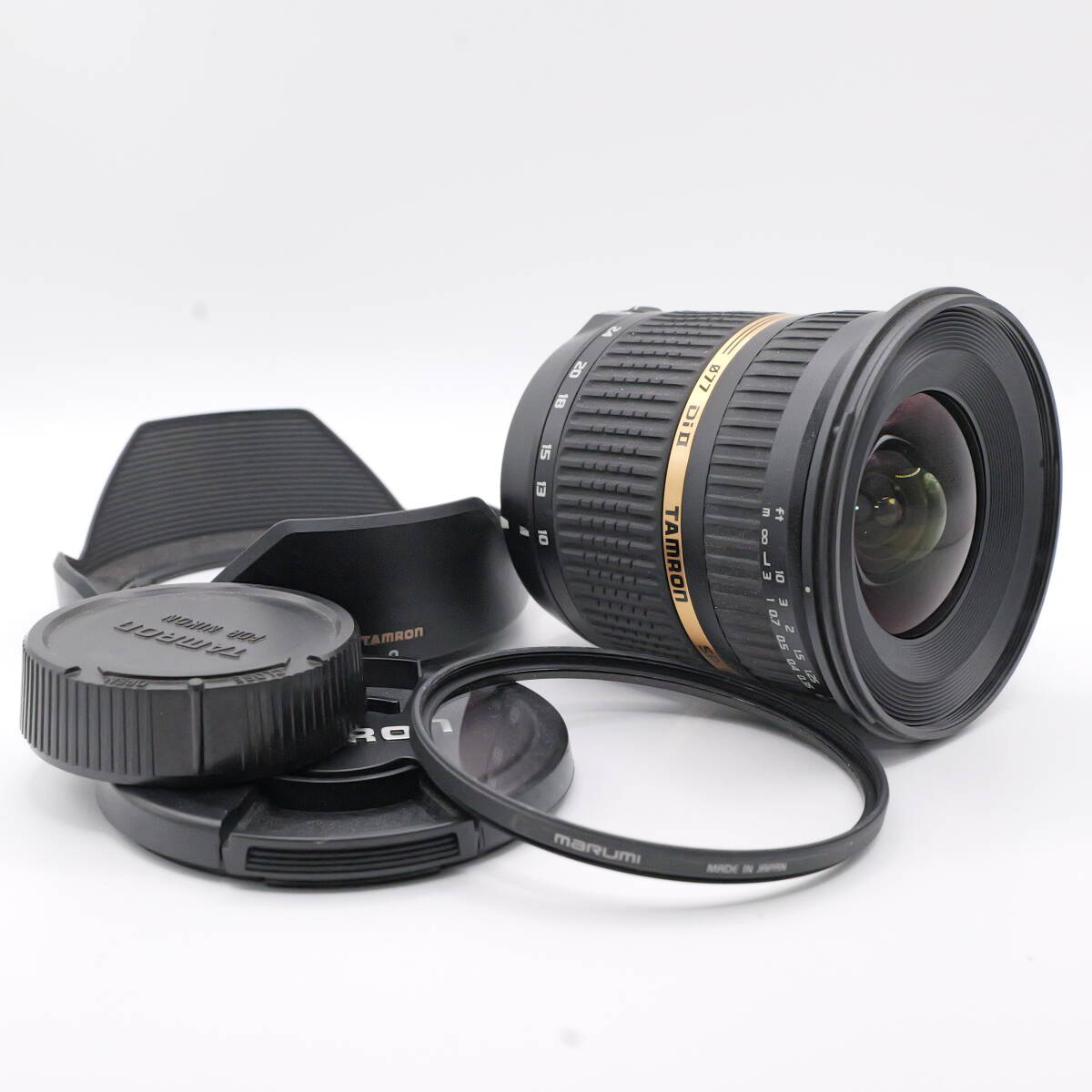 【かめら屋】 極上美品 タムロン TAMRON SP AF10-24mm F/3.5-4.5 Di II LD Aspherical [IF］B001 ニコンFマウント用 動作品 #Y075