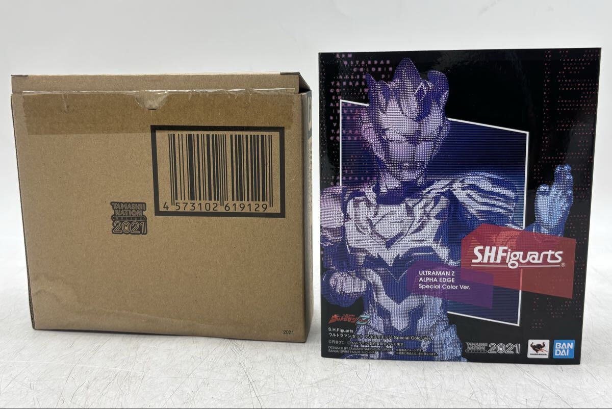 訳あり品!!【未開封】BANDAI S.H.Figuarts ウルトラマンゼット アルファエッジ Special Color Ver. 2021 ULTRAMAN 現状品 DM0804M