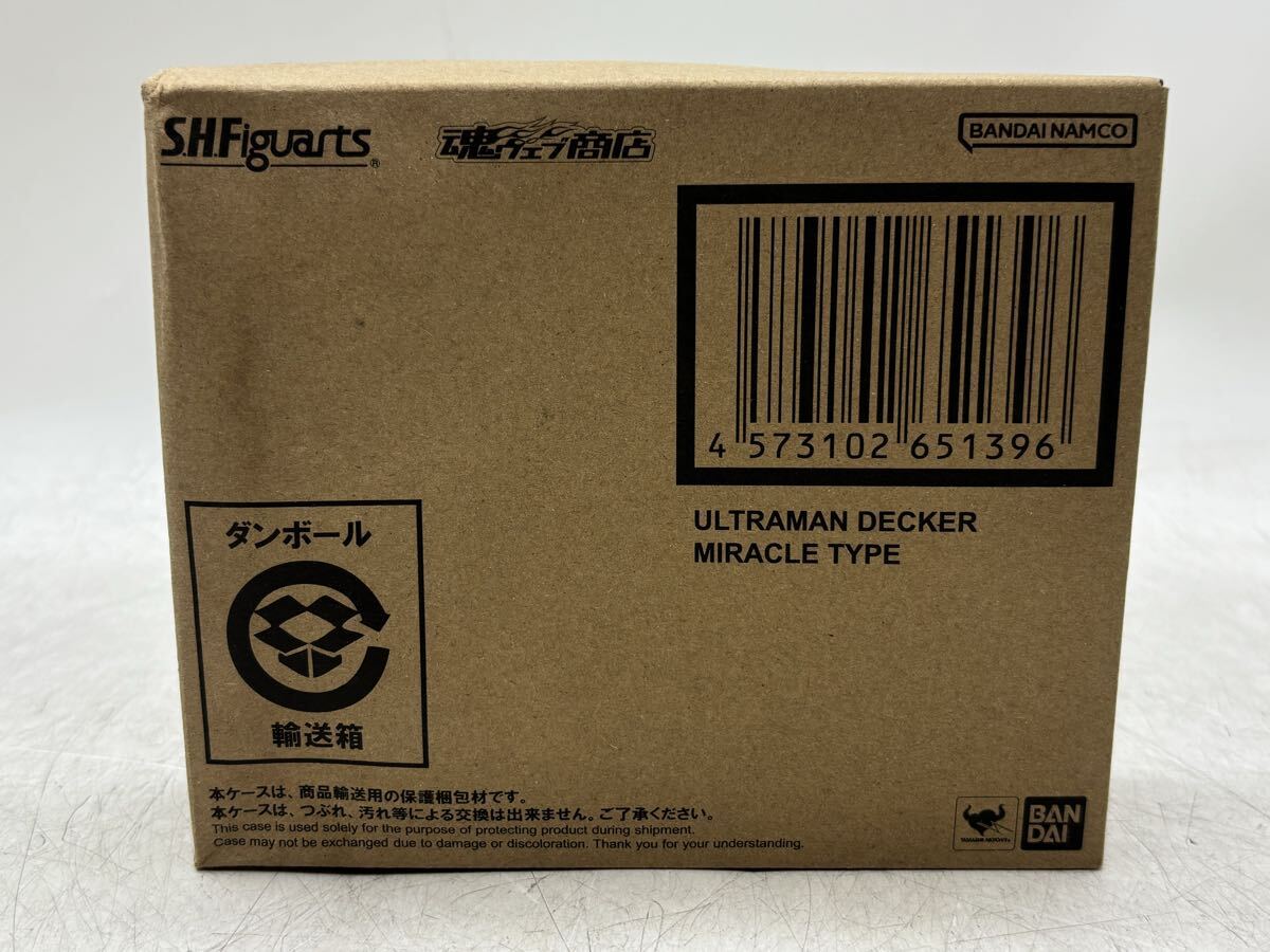 訳あり品!!【未開封】BANDAI S.H.Figuarts ウルトラマンデッカー ミラクルタイプ 魂ウェブ商店 限定 ULTRAMAN バンダイ 現状品 DM0804M