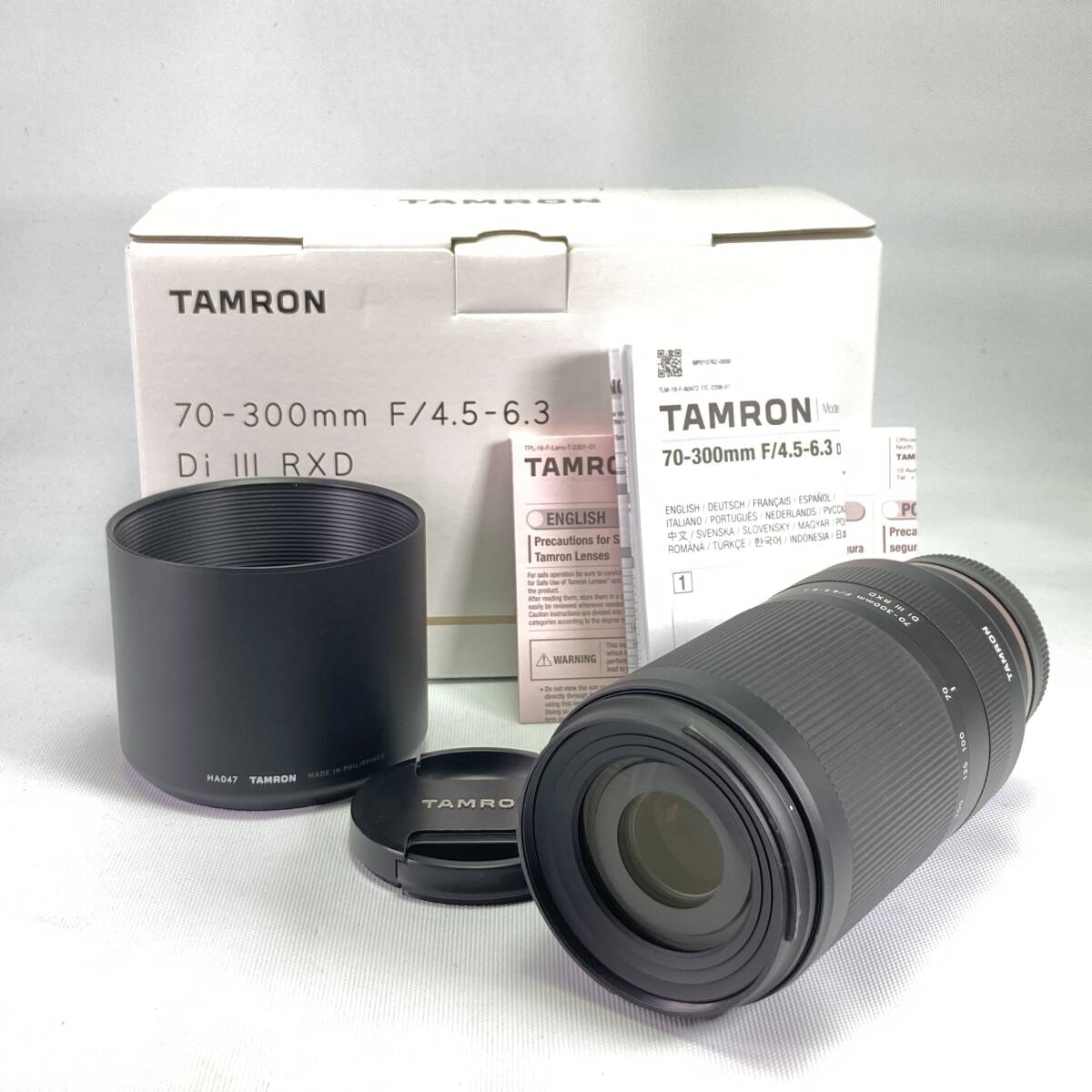 TAMRON 70-300mm F4.5-6.3 Di III RXD タムロン ソニーEマウント ズーム レンズ 26H ヱ2