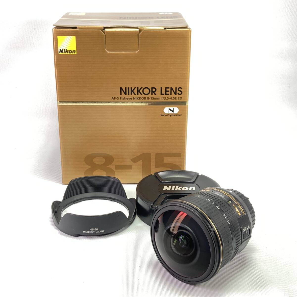 Nikon AF-S Fisheye NIKKOR 8-15mm F3.5-4.5 E ED ニコン ズーム レンズ 26H ヱHH2
