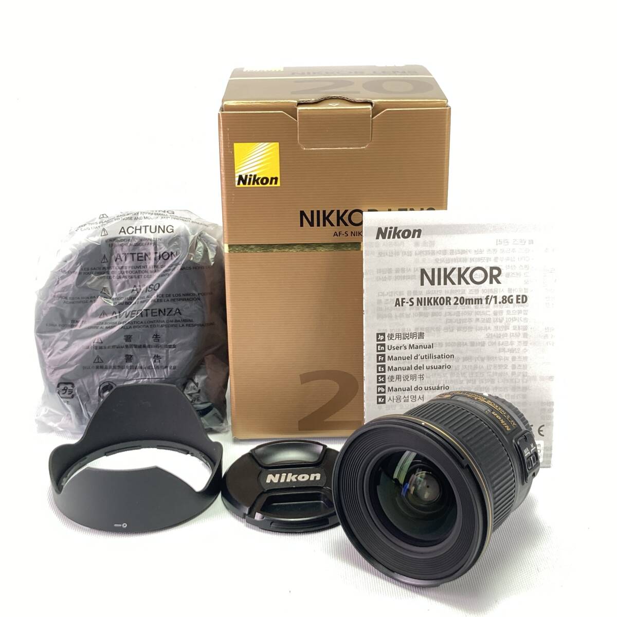 Nikon AF-S NIKKOR 20mm F1.8G ED ニコン 単焦点 レンズ 26H ヱ2