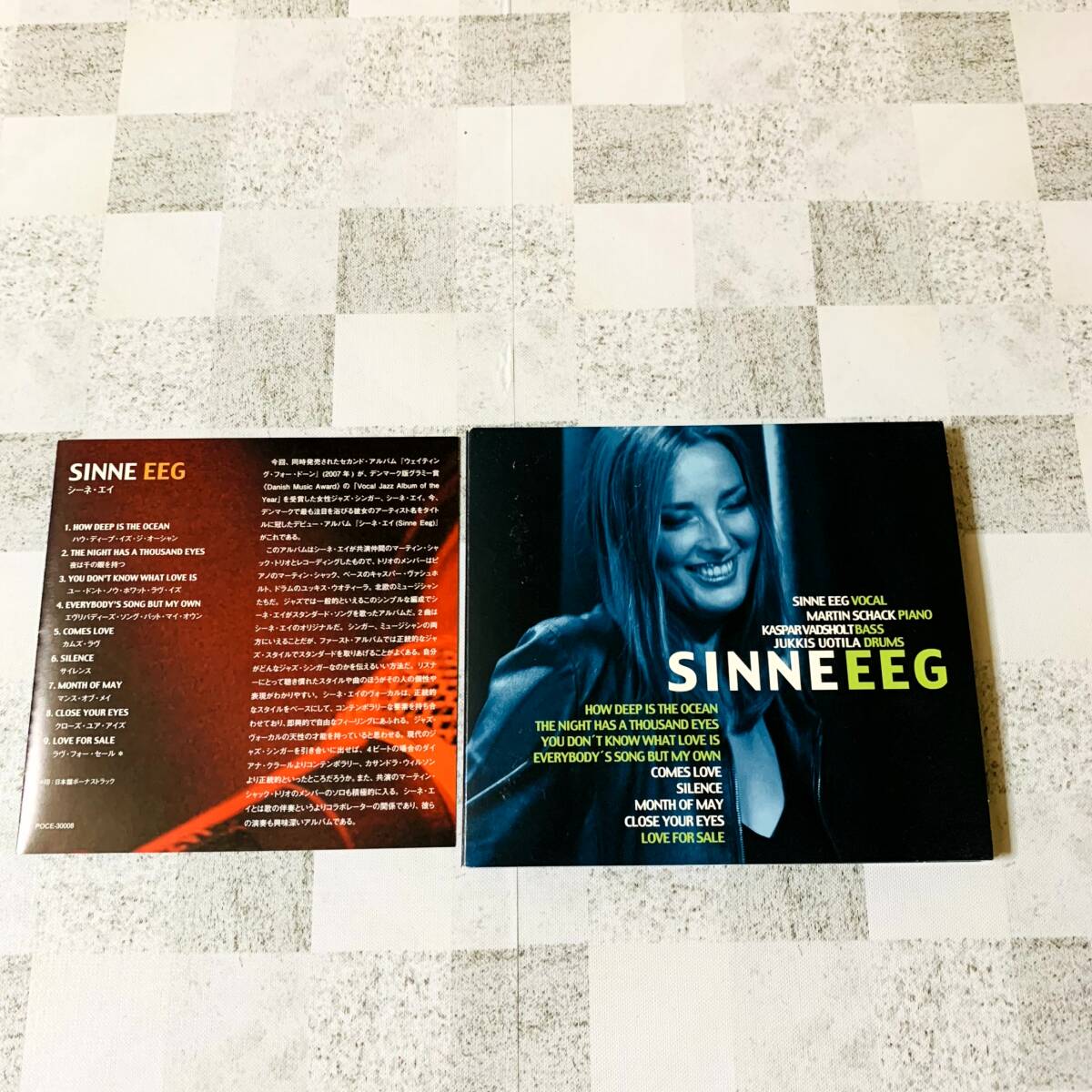 A164 / SINNE EEG シーネ・エイ CD POCE-30008 国内盤 北欧ジャズ ヴォーカル How Deep Is The Ocean