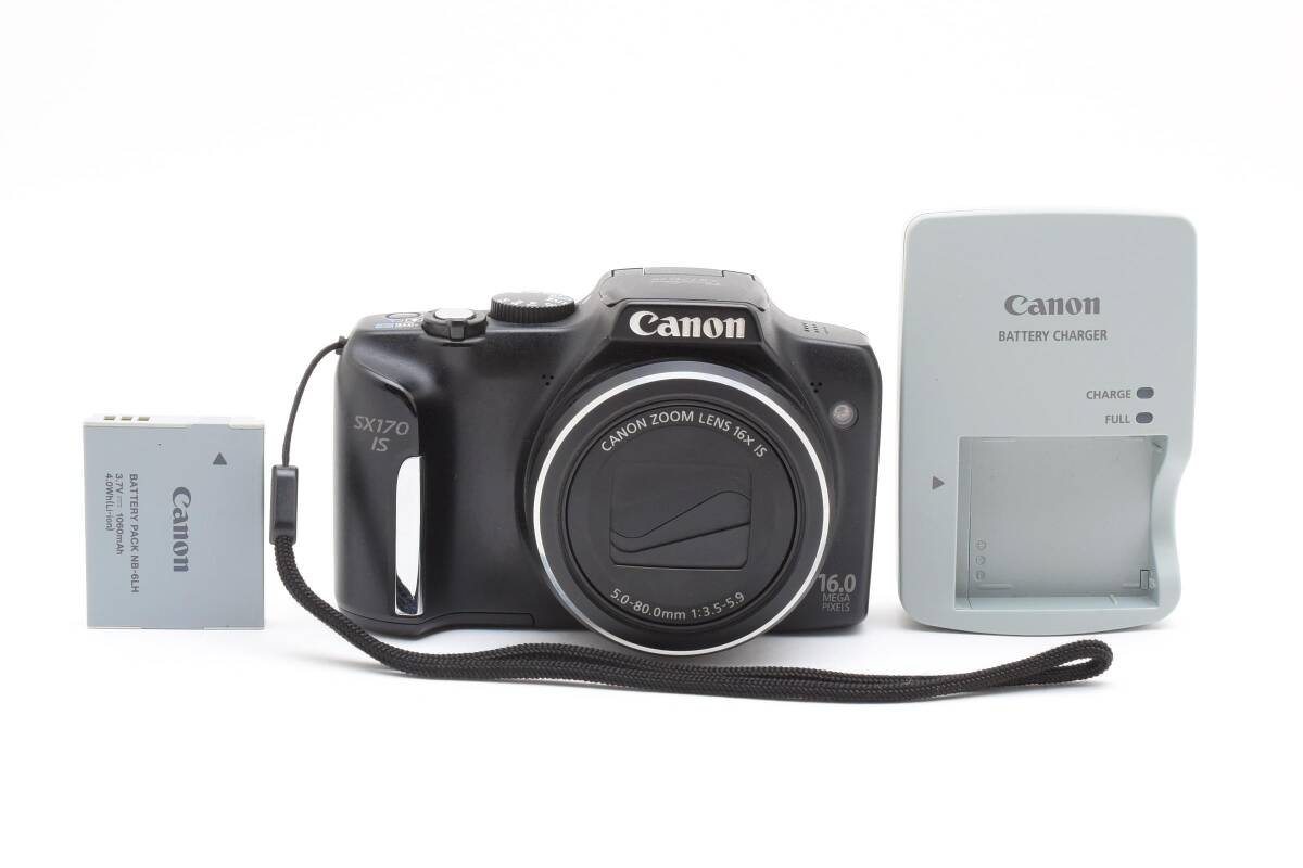 Canon キヤノン PowerShot SX170 IS デジタルカメラ デジカメ #A675