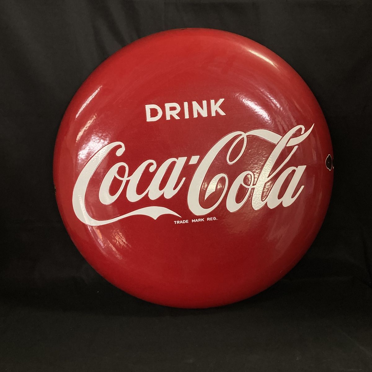 DGg695D14 Coca-Cola コカ・コーラ ホーロー看板 壁掛け 昭和レトロ アンティーク