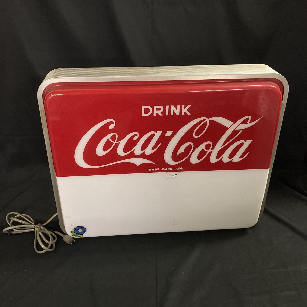 DGg694D14 動作品 Coca-Cola コカ・コーラ 電飾看板 昭和レトロ アンティーク