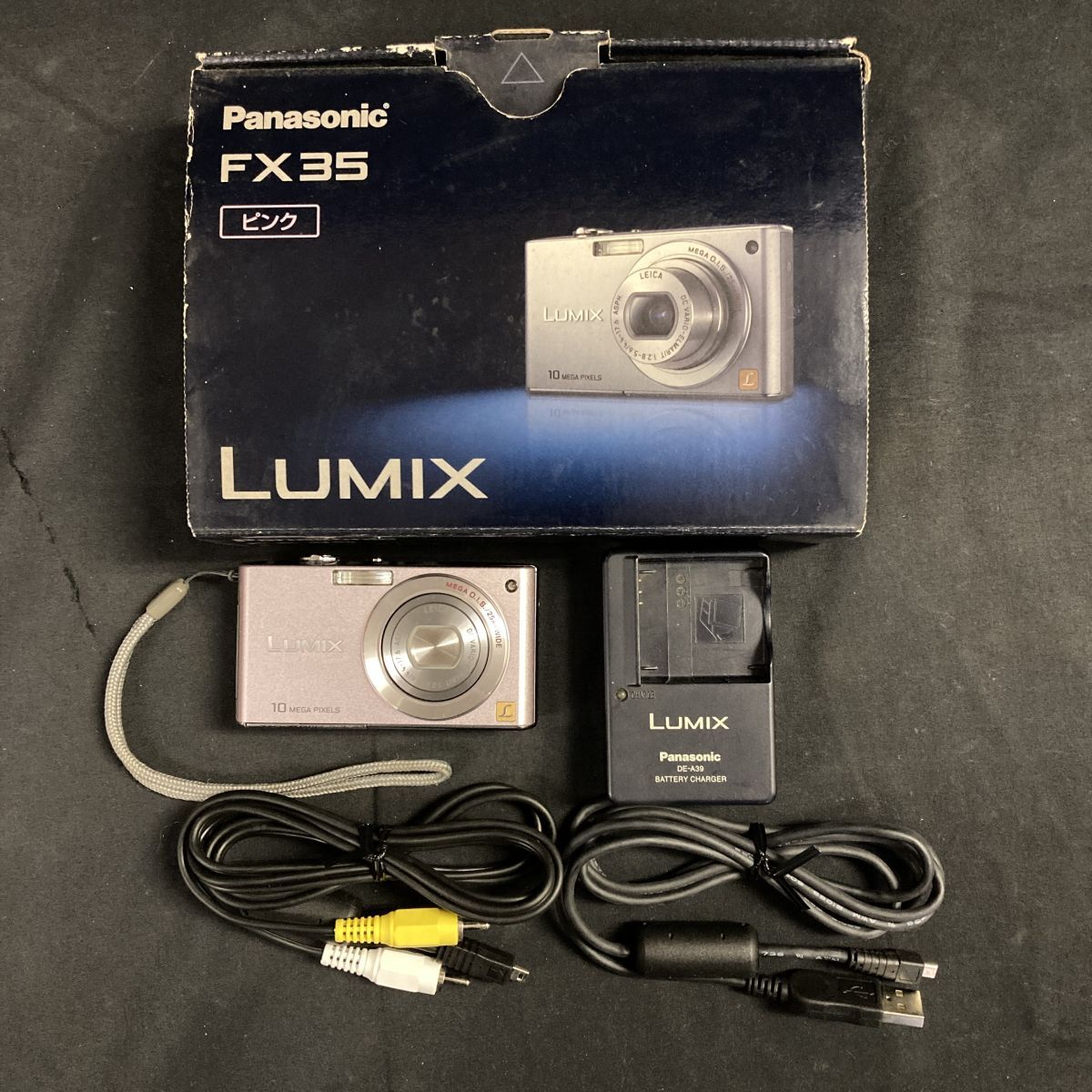 DGc072Y06 Y60731W137 Panasonic パナソニック LUMIX FX35 コンパクトデジタルカメラ ピンク デジカメ