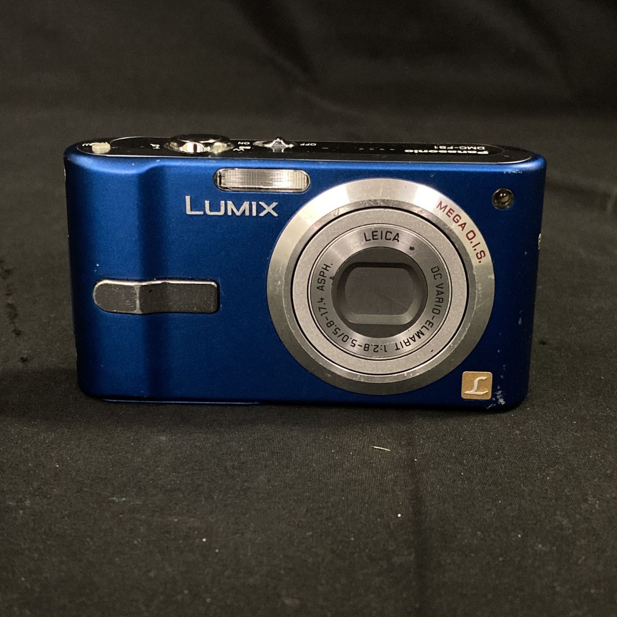 EGc069Y06 Y60731W138 動作品 Panasonic パナソニック LUMIX DMC-FS1 コンパクトデジタルカメラ ブルー デジカメ