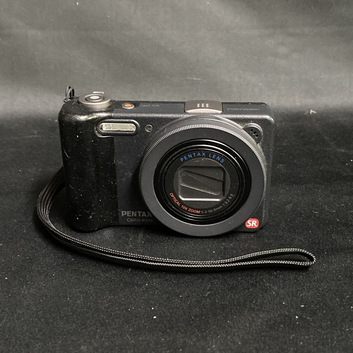 FHg707H06 H60801W142 動作品 PENTAX ペンタックス Optio RZ10 コンパクトデジタルカメラ デジカメ ブラック