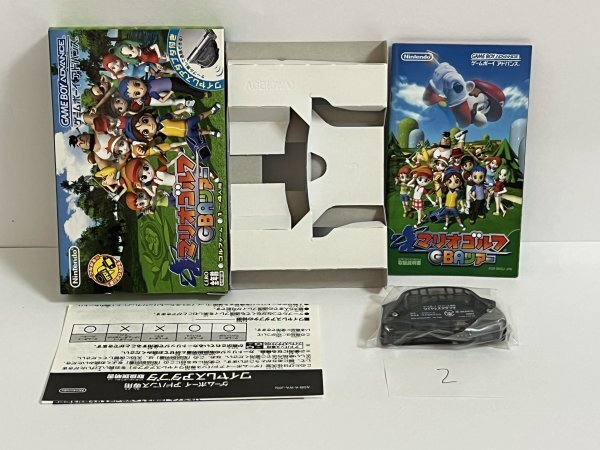 マリオゴルフ GBAツアー　任天堂　GBA　ゲームボーイアドバンス　箱説のみ　SAKA2