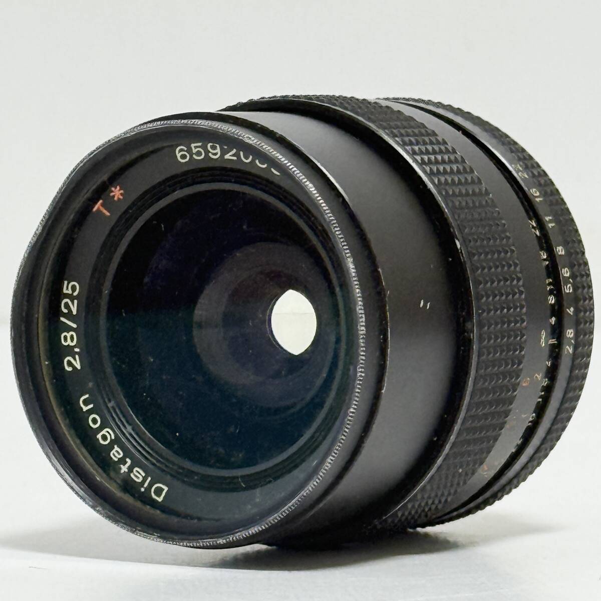 簡易クリーニング済 Carl Zeiss カールツァイス Distagon ディスタゴン 2.8/25 T* レンズ ライカマウント カメラレンズ FT1574