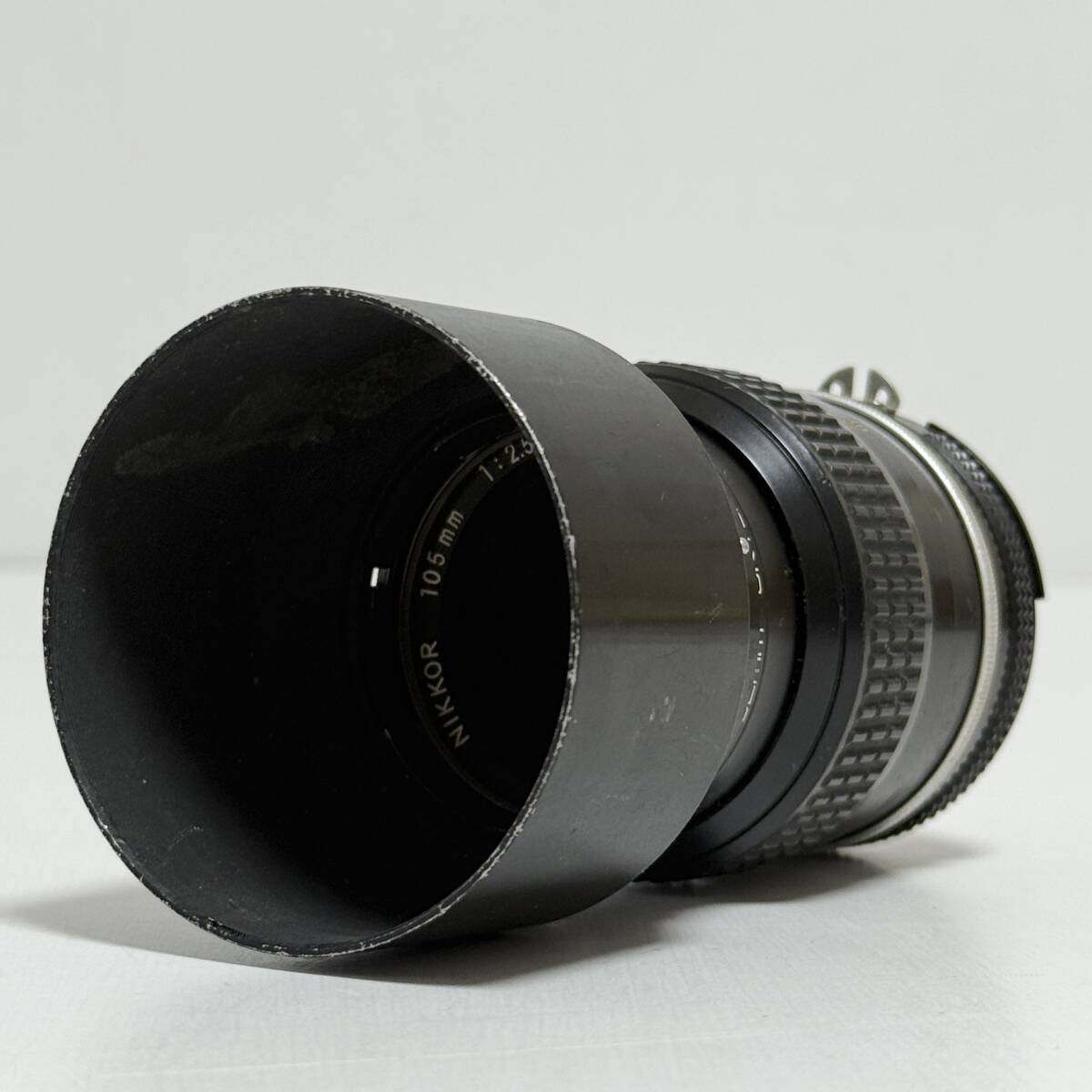 簡易クリーニング済 Nikon AIS NIKKOR 105mm F2.5 105/1:2.5 ニコン AISニッコール MFレンズ 単焦点レンズ FT1578