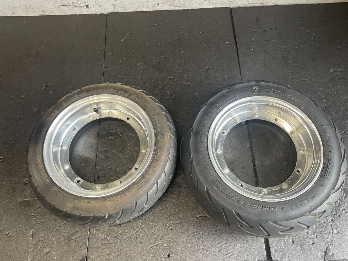 Z30 極美品 初期 CF50 シャリー G'claft フロント リア ホイール 3.5J 検 CF70 ダックス DAX ST50 z50j モンキー z50a ST70 武川 Gクラフト