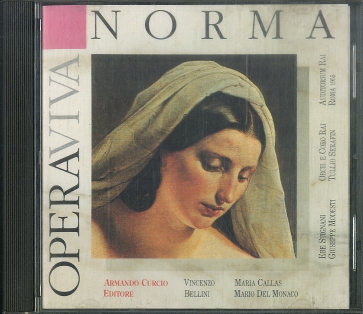 D00154015/CD/マリア・カラス「Opera Viva ヴィンチェンツォ・ベッリーニ/Norma」