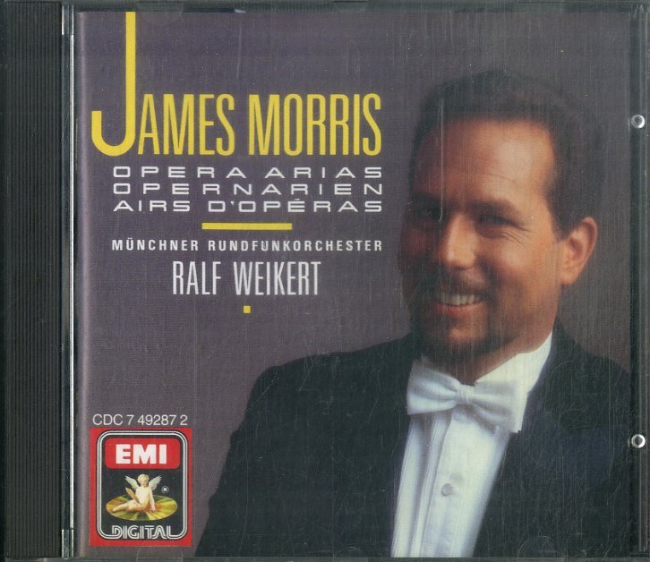 D00154018/CD/ジェームス・モリス/ラルフ・ヴァイカート「Opera Arias/Opernarien/Airs Doperas」