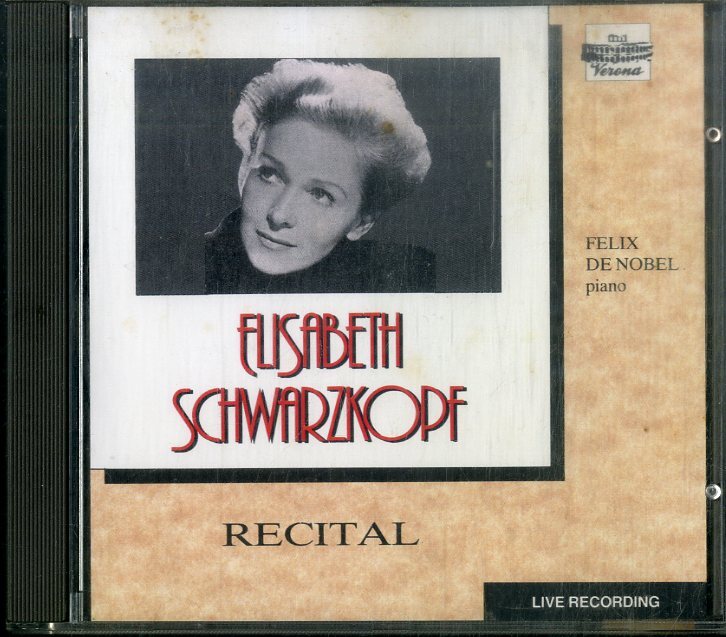 D00154046/CD/エリーザベト・シュヴァルツコップ「Recital」