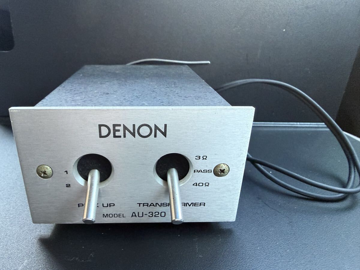 DENON MC昇圧トランス AU-320 動作未確認　ジャンク品　現状品