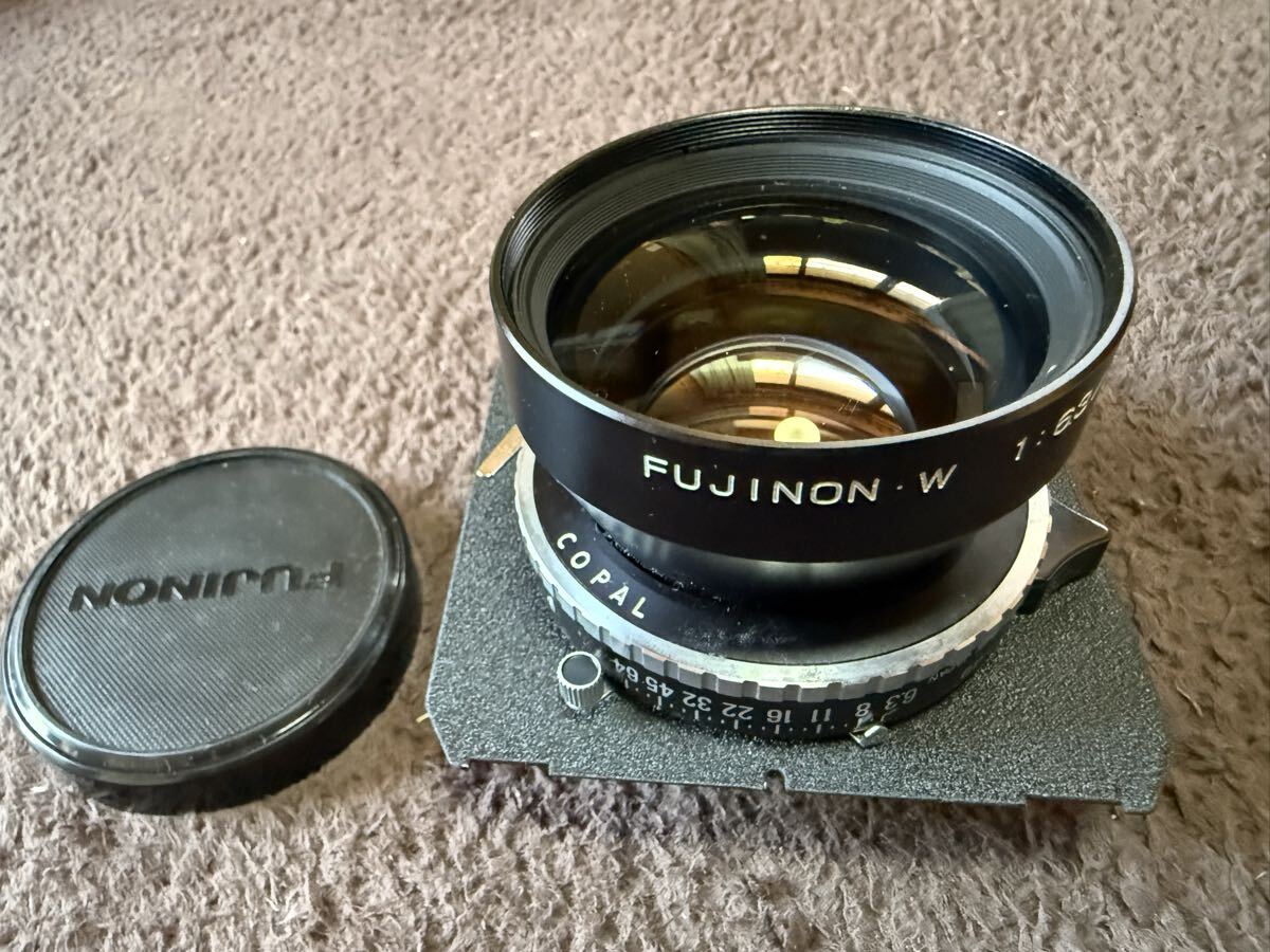 大判レンズ FUJINON・W 1:6.3/250 FUJI PHOTO OPTICAL CO. 動作未確認　現状品　ジャンク出品