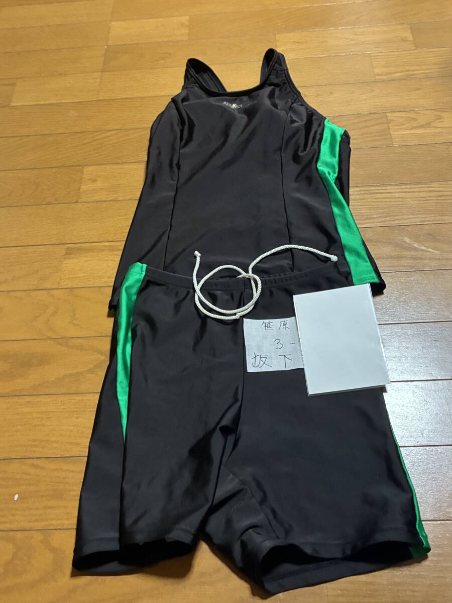 (M-102) ATHLECT 女児 競泳水着 (L) サイズ 170センチ セパレート水着