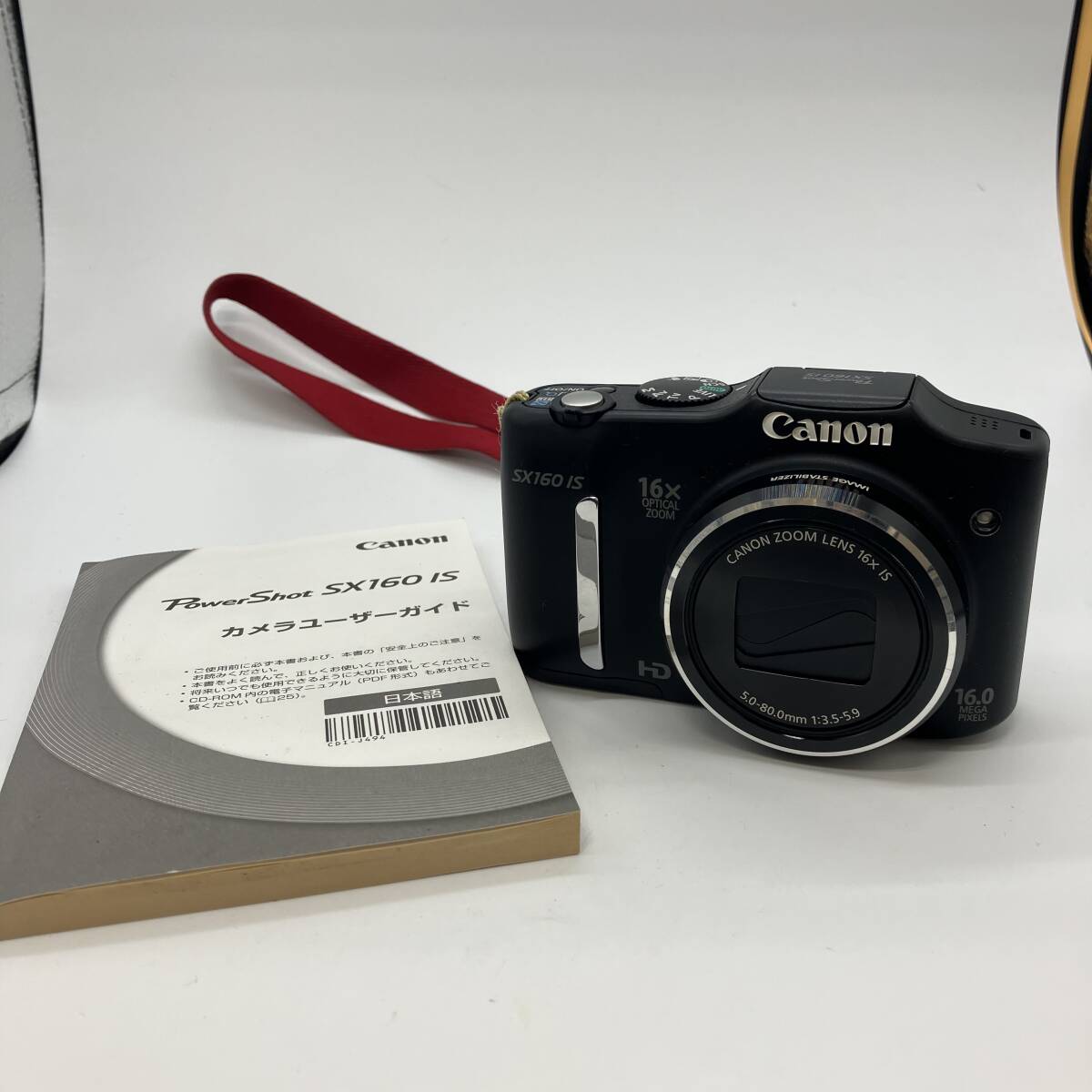 V3916 Canon キャノン Power Shot SX160 IS ユーザーガイド付 通電・シャッター押下確認済 