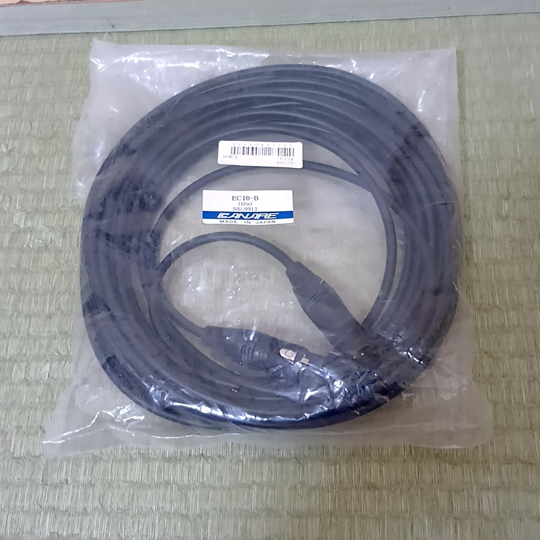 【未使用】CANARE カナレ マイクケーブル 10m 　EC10-B L-4E6S