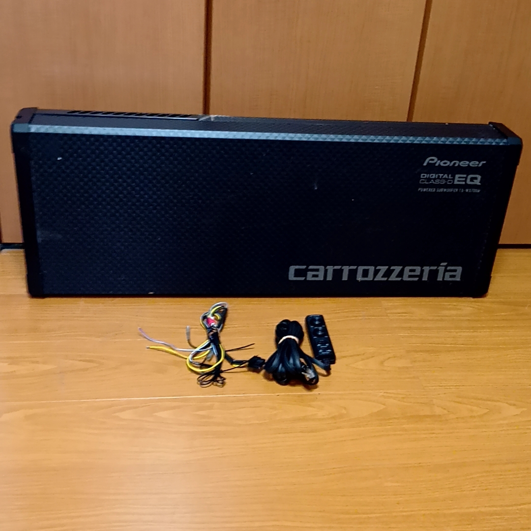  carrozzeria　カロッツェリア TS-WX70DA パワードサブウーファー サブウーハー　カーウーファー　パイオニア リモコン付