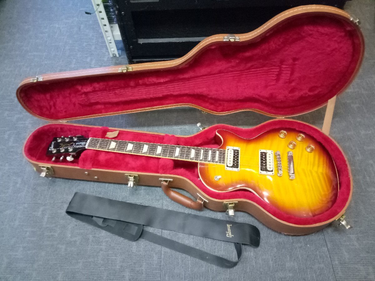 GIBSON ギブソン LES PAUL Classic　難あり中古品 ハードケース付き　色：サンバースト　ser no.170080237