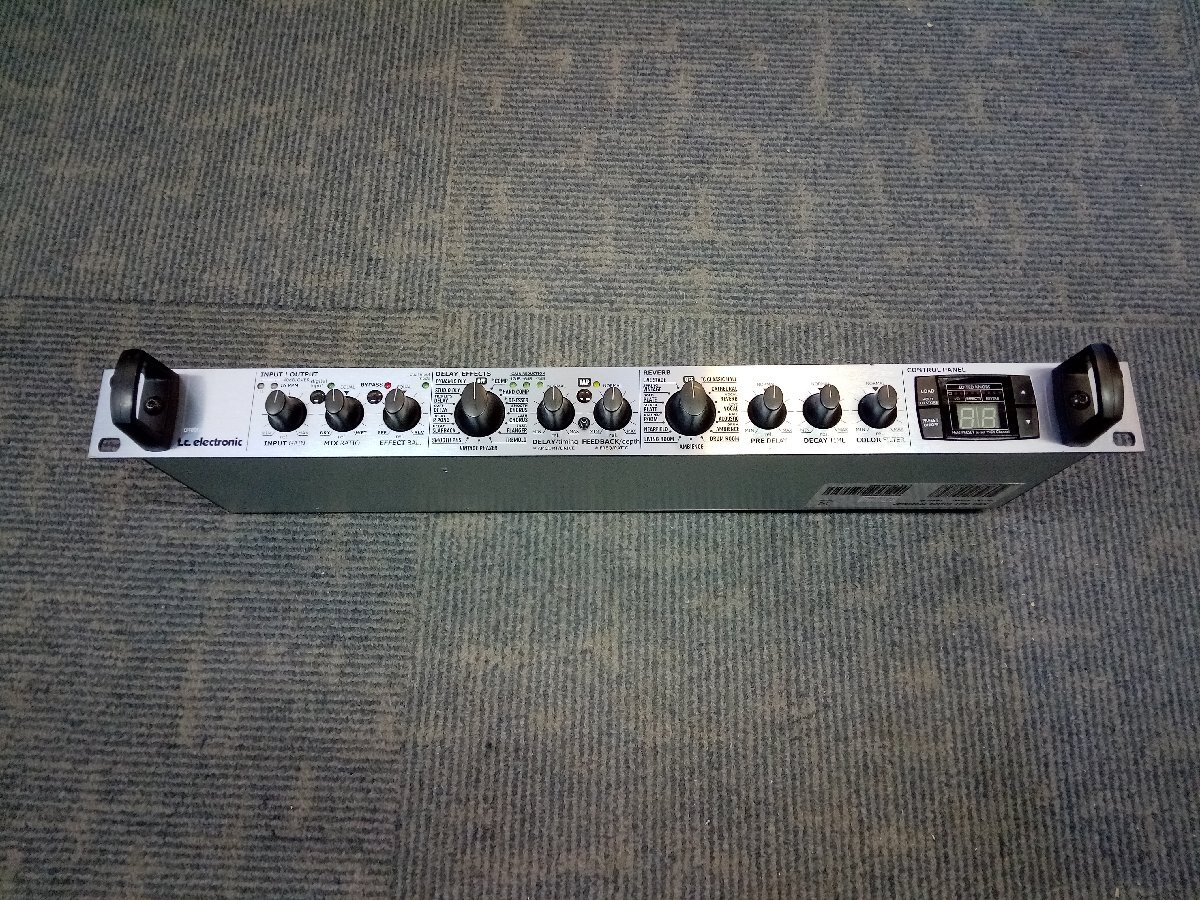 tc electronic　M350　リバーブ/ディレイ　エフェクター　中古品　ser no.5848246