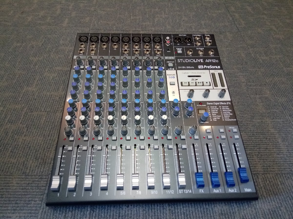 PreSonus プレソナス　STUDIOLIVE AR12c　アナログミキサー　中古品　ser no.SA6C21070470