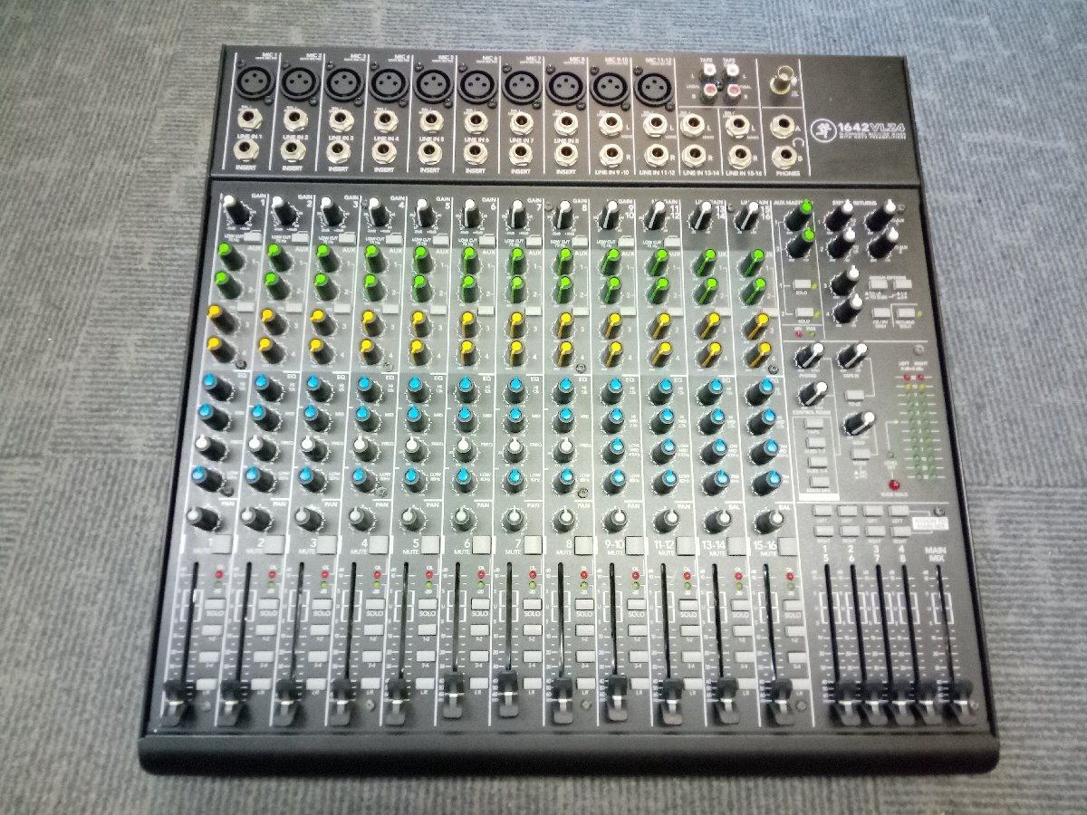 Mackie 1642vlz4　アナログミキサー　中古品　ser no.2040231CPJA0231