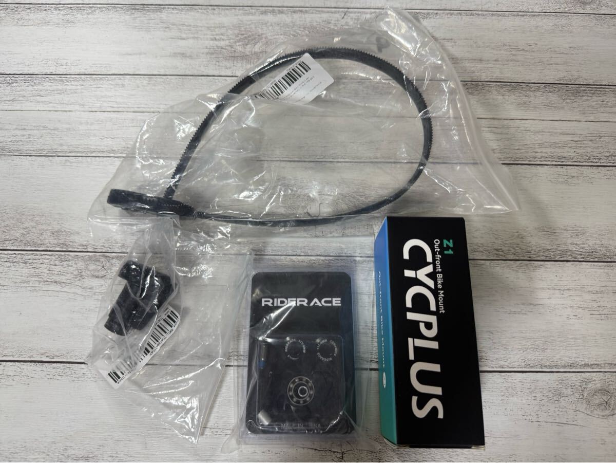 ロードバイク アクセサリ セット CYCPLUS Z1サイコンマウント RIDERACE タイロック ガイドプーリー セラミックベアリング バーエンドミラー