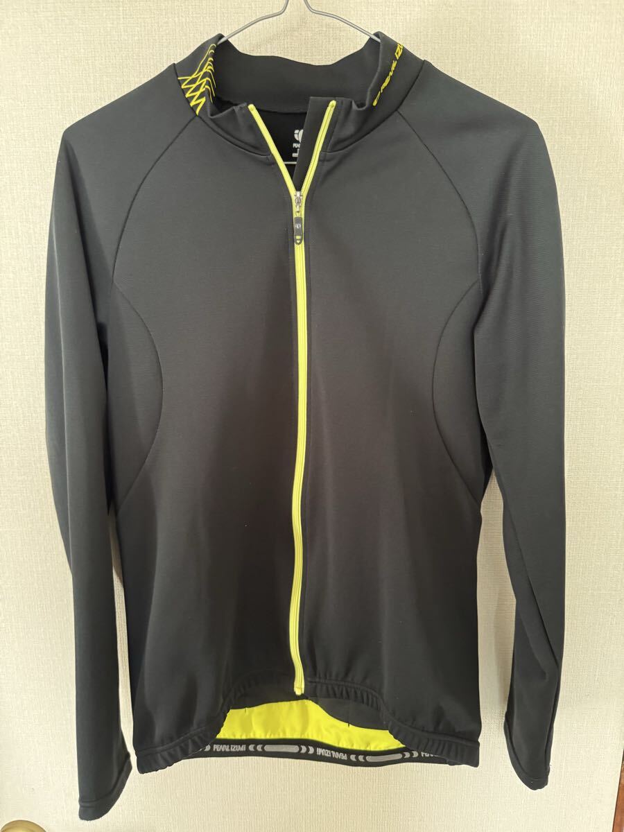 PEARL iZUMi パールイズミ 長袖 サイクルジャージ Mサイズ ブラック×イエロー ロードバイク