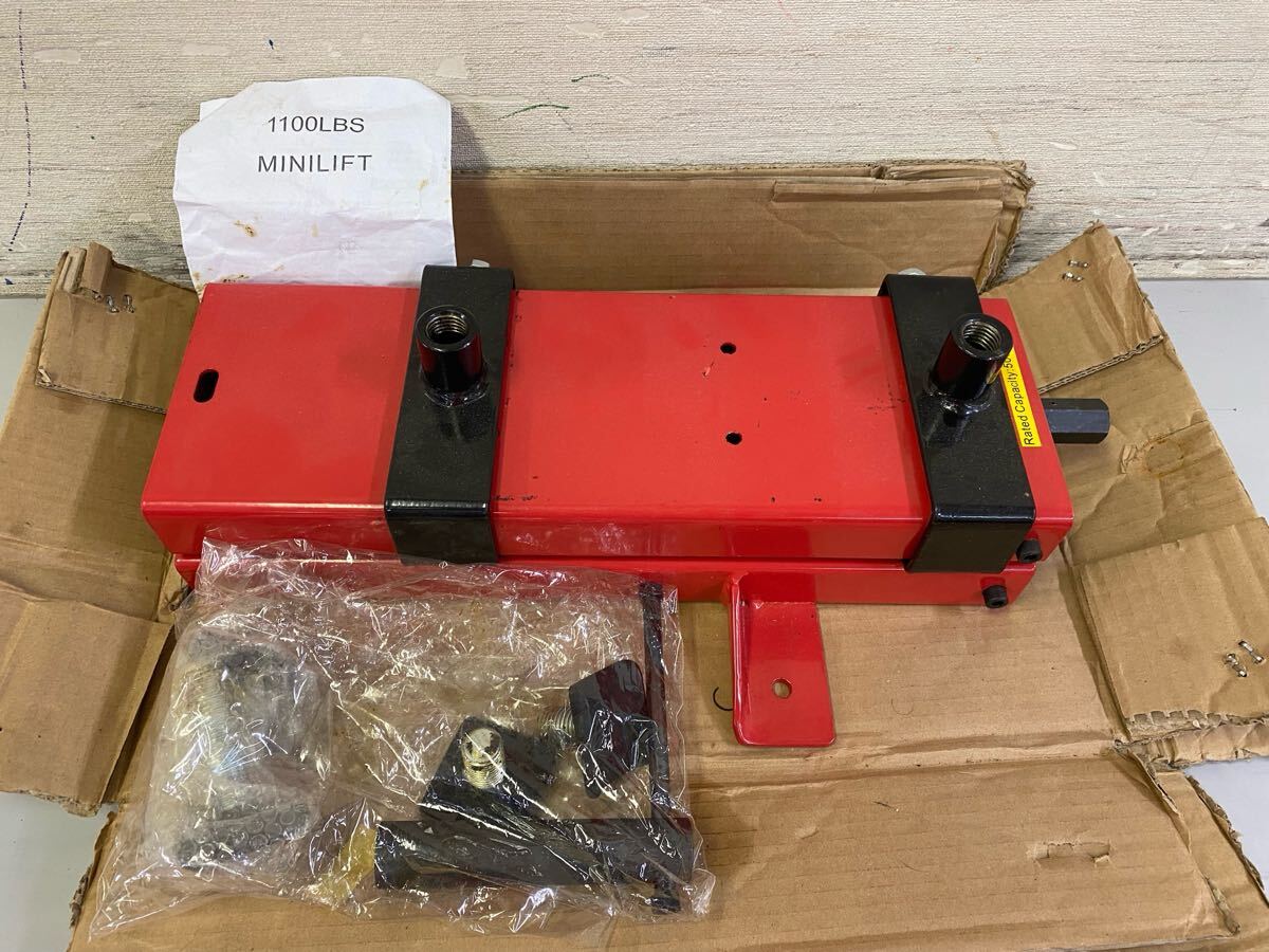 ミニ　モーターサイクル　リフト　500㎏（1100lｂ）　バイクジャッキ　MINI MOTORCYCLE LIFT　メンテナンス　工具　スタンド