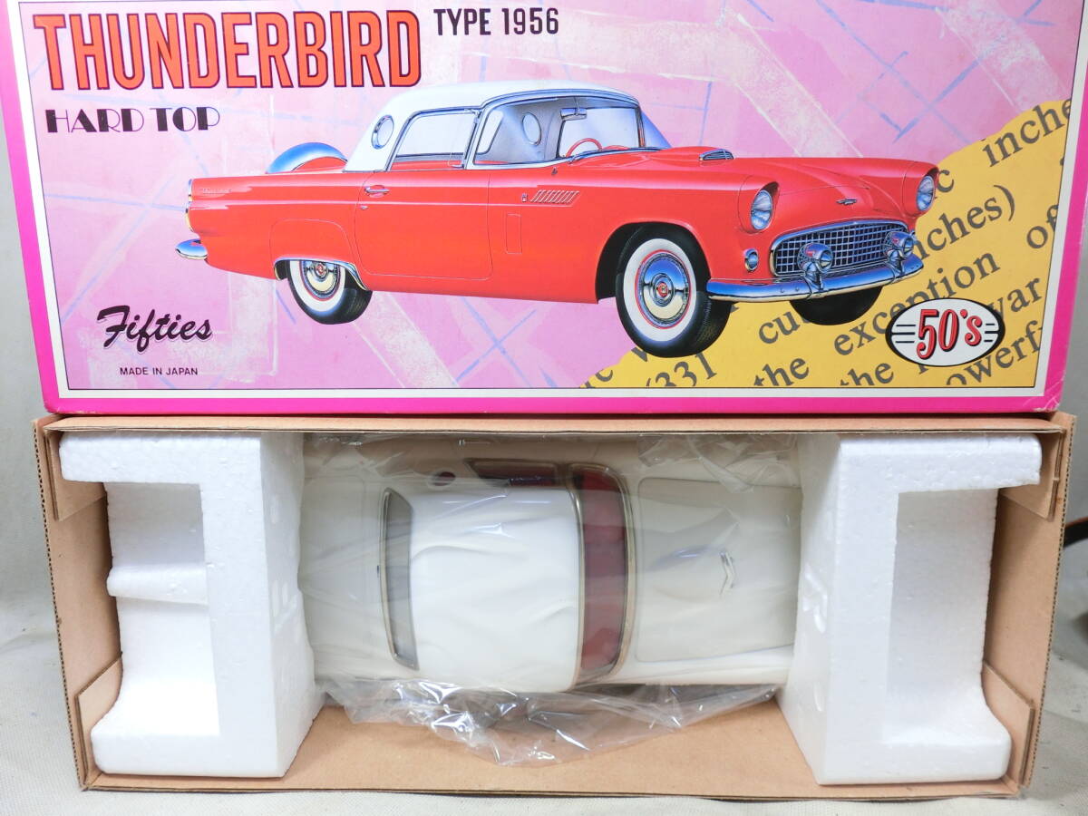 §ミニカー　Fifties THUNDERBIRD TYPE 1956 HARD TOP 　ブリキ 日本製 フィフティーズ　サンダーバード　ハードトップ