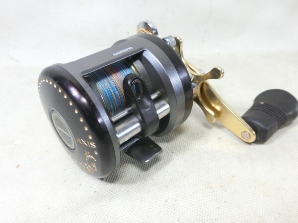 ΛSHIMANO　AXIS 401F 　船用ベイトリール　タイラバ　ライトタックル　ジギング　シマノアクシス