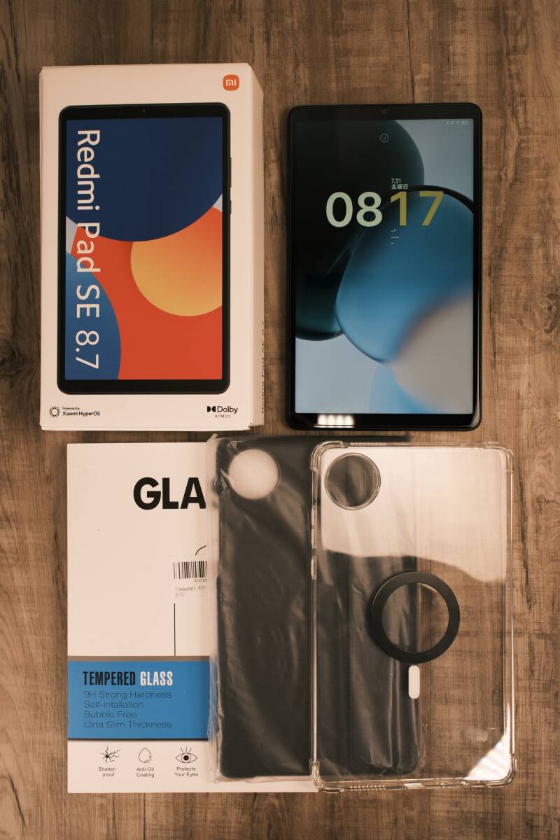 【美品／ケース／フィルム付き】Xiaomi Redmi Pad SE 8.7インチ 4GB+128GB Wi-Fi Graphite Gray グラファイト VHU5133JP