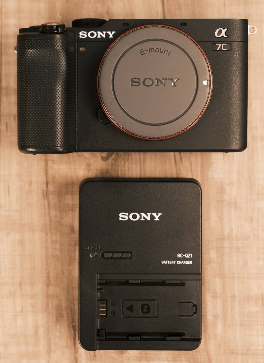 【美品／シャッター回数 5,629回】SONY α7C ILCE-7C ブラック ボディ＋充電器＋バッテリー Eマウント フルサイズミラーレス