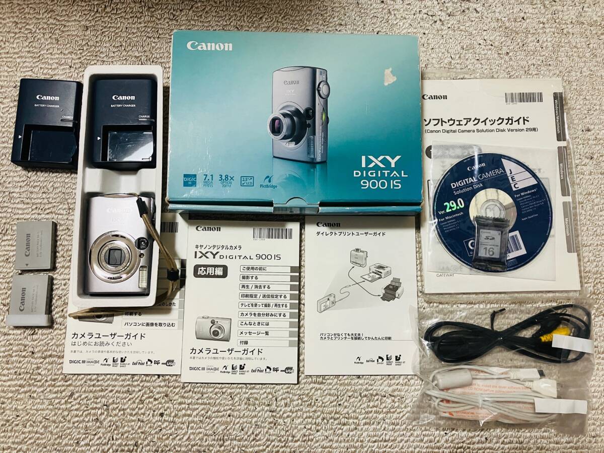 Canon IXY DIGITAL 900IS 　通電/動作確認済み