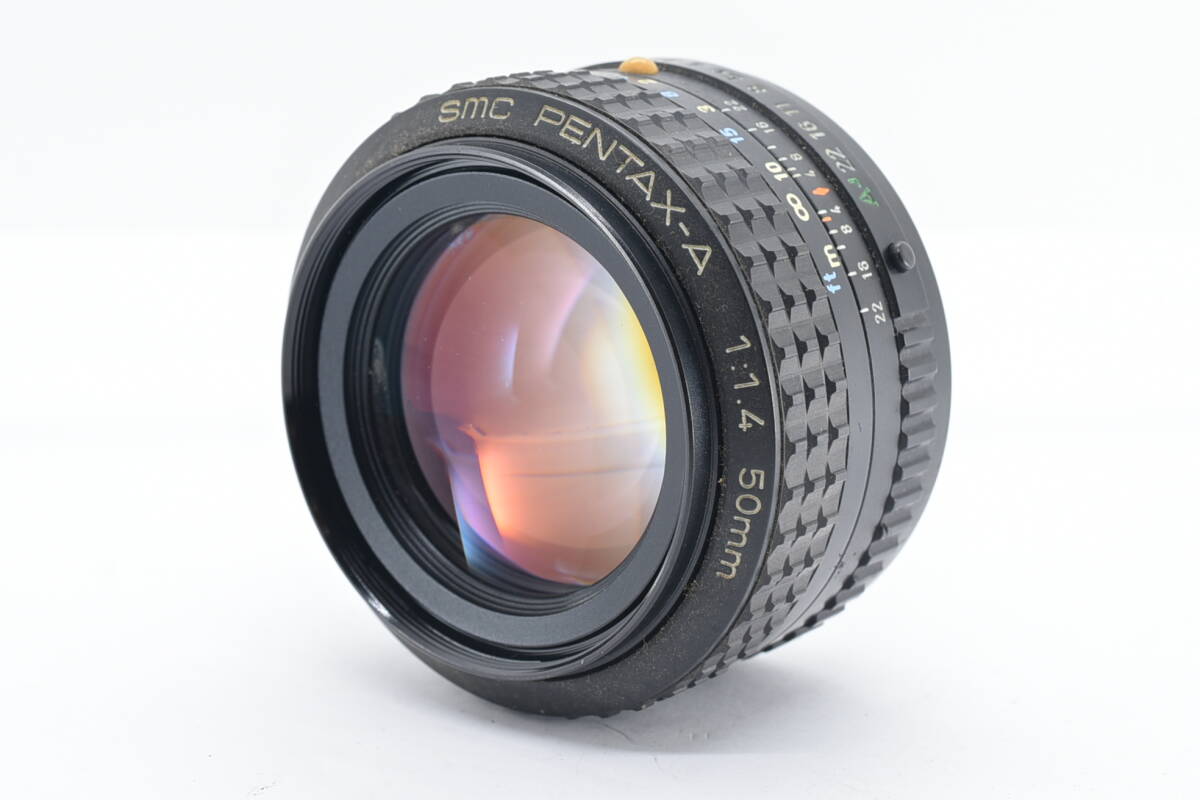 SMC Pentax-A ペンタックス 50mm f/1.4 Prime Lens マニュアル フォーカス 単焦点 標準 レンズ TN2156SMCP