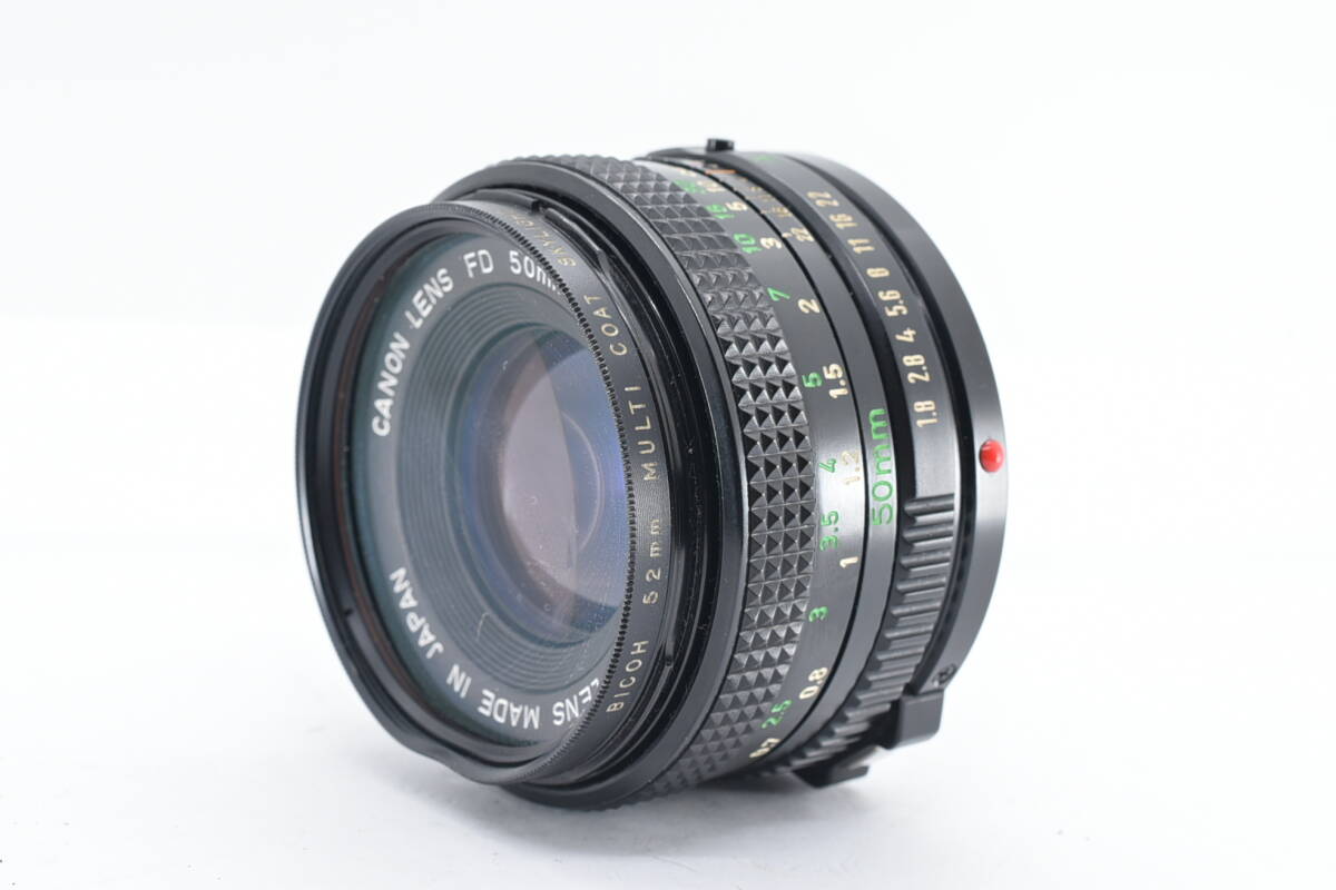 Canon キャノン New FD 50mm f/1.8 Prime NFD Lens マニュアル フォーカス 単焦点 標準 レンズ TN512NFD50P