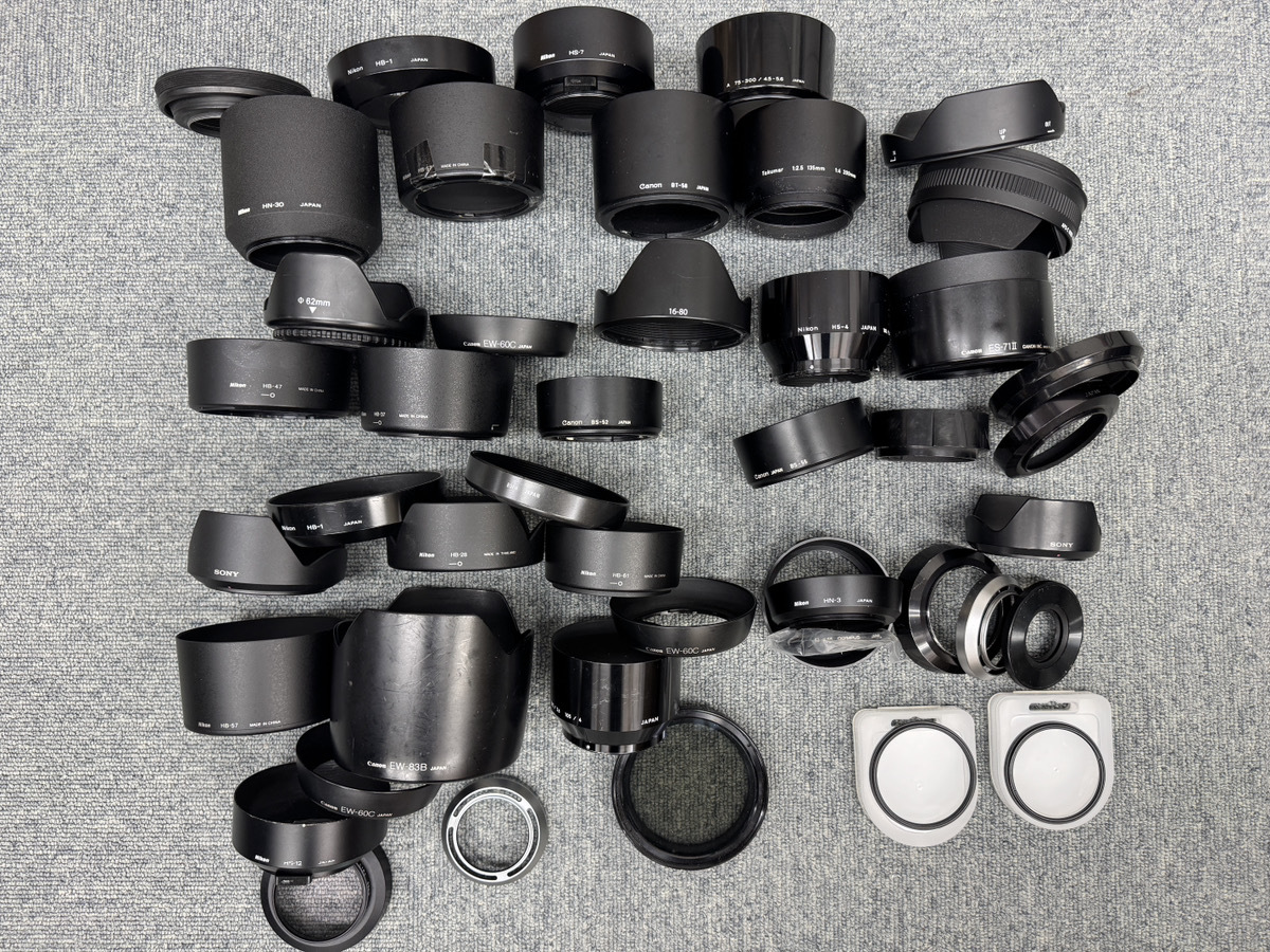 Nikon Canon Sony Pentax Sigma Hood レンズ フード 詰め合わせ まとめ ニコン キャノン ソニー ペンタックス フードまとめ