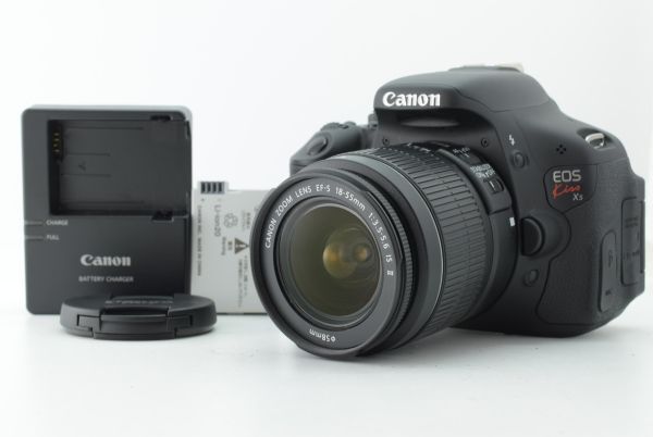 【美品 シャッターカウント 1074回】Canon EOS Kiss X5 / ZOOM LENS EF-S 18-55mm F3.5-5.6 IS Ⅱ キャノン デジタル一眼レフ EF-TN-JP2781