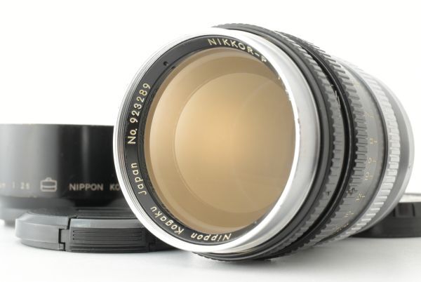 【美品 フード付】 Nikon Nikkor-P 10.5cm f/2.5 Tele-Portrait Lens S mount ニコン レンズ EF-TN-JP591