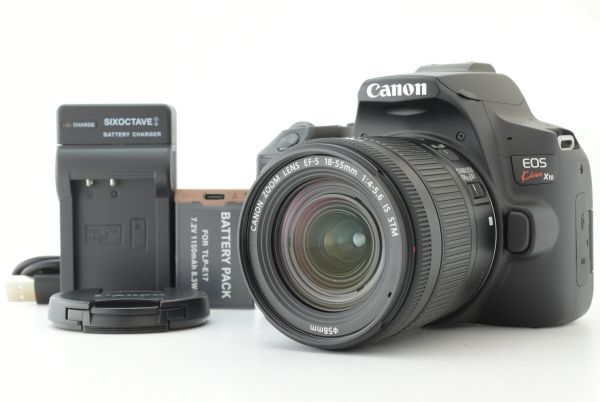 【美品 カウント4000回以下】 Canon EOS Kiss X10 ZOOM LENS EF-S 18-55mm F4-5.6 IS STM キャノン デジタル一眼レフカメラ EF-TN-JP2527
