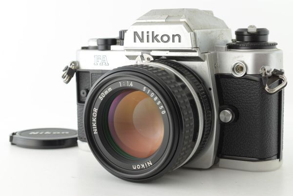 Nikon FA Silver Film Camera Ai-s 50mm f/1.4 Lens ニコン フィルム一眼レフカメラ シルバー EF-TN-JP2791