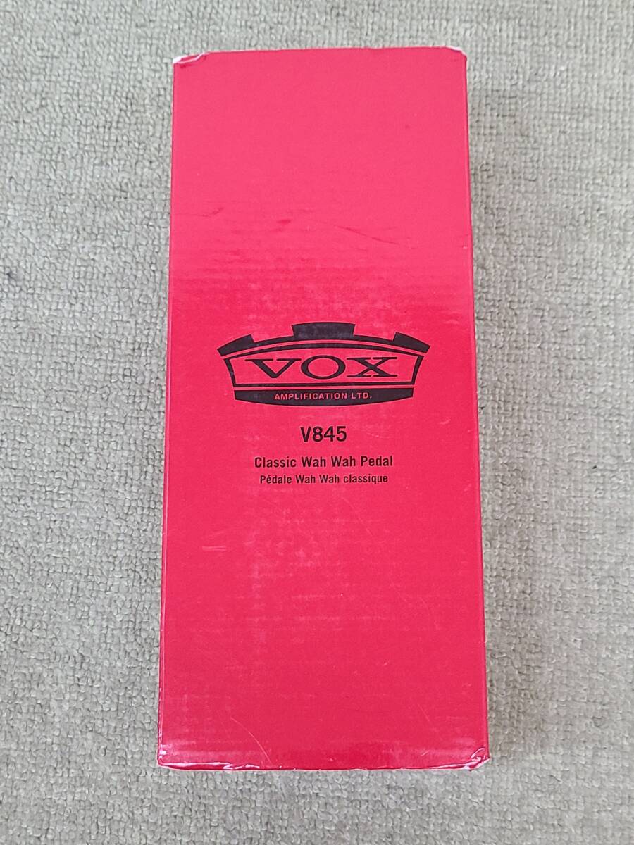 157-Q24) 中古品 VOX V845 ワウペダル ボックス 箱あり 動作OK