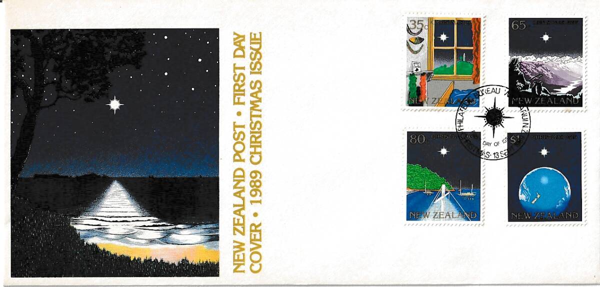 （ニュージーランド）1989年クリスマス4種完ＦＤＣ